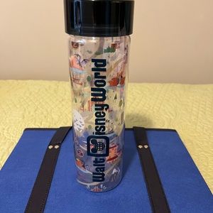 Disney World Plastic Water Bottle with screw top lid